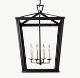 19th C. English Openwork Outdoor Pendant