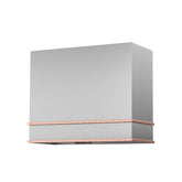 Akicon 36" Stainless Steel Wall Mount Range Hood with 600 CFM Vent Hood