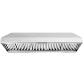 60" Range Hood Insert, 1200 CFM Stainless Steel Ducted Vent Hood Insert with Dimmable LED Lights