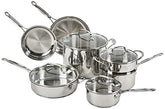 77-11G Stainless Steel 11-Piece Set Chef's-Classic-Stainless-Cookware-Collection