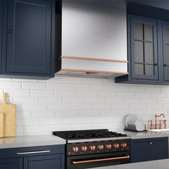 Akicon 30" Stainless Steel Wall Mount Range Hood with 600 CFM Vent Hood