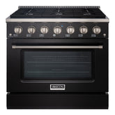 36" Slide-in Freestanding Professional Style Gas Range with 5.2 Cu. Ft. Oven, 6 Burners