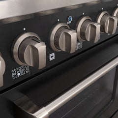 48" Slide-in Freestanding Professional Style Gas Range with 6.7 Cu. Ft. Oven, 8 Burners