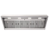 54" Range Hood Insert, Ultra Quiet Stainless Steel 8" Ducted with 1200 CFM Powerful Suction