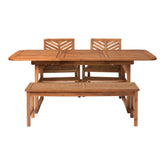 4-Piece Vincent Extendable Outdoor Patio Dining Set