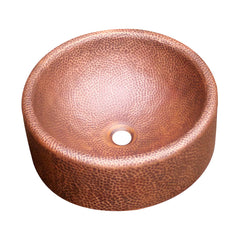 Akicon Custom Handmade Copper Bathroom Sink Handcrafted Vessel Sink