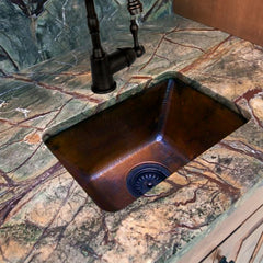 Akicon Custom Handmade Copper Bar Sink Rustic Kitchen Prep Sink