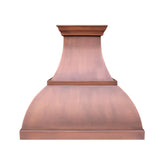 Akicon Custom Handmade Copper Range Hood for Farmhouse Style Kitchens