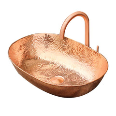 Akicon Handmade Copper Vessel Sink Artisan Bathroom Sink