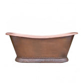 Akicon Custom Copper and Ceramic Bathtub Luxury Freestanding Bath