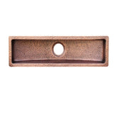 Akicon Handmade Copper Prep Sink Custom Bar Kitchen Sink