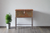 19th Century Merchant Box on Stand