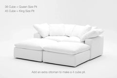 3-Cube Lover's Chaise