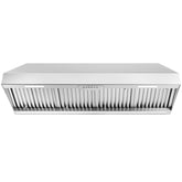 54" Range Hood Insert, 1200 CFM Stainless Steel Ducted Vent Hood Insert with Dimmable LED Lights