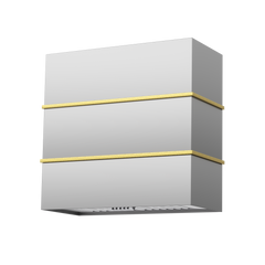 Akicon 30" Stainless Steel Wall Mount Range Hood with 600 CFM Vent Hood