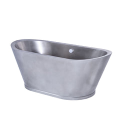 Akicon Custom Handmade Stainless Steel Freestanding Bathtub