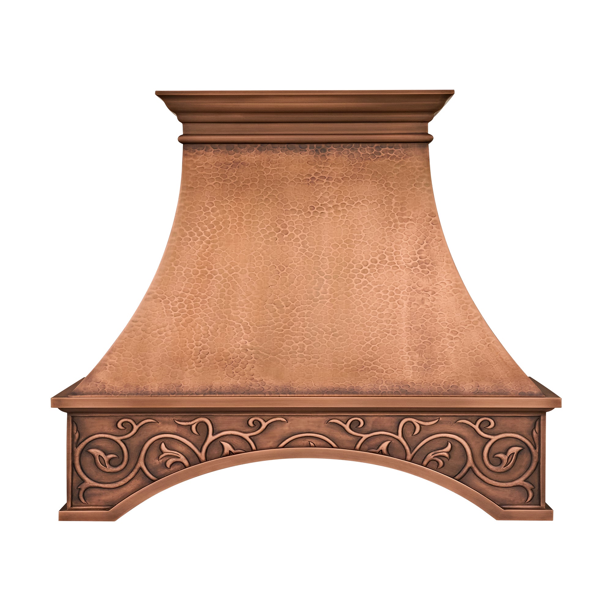 Akicon Custom Copper Range Hood Handmade with Custom Size and Finish