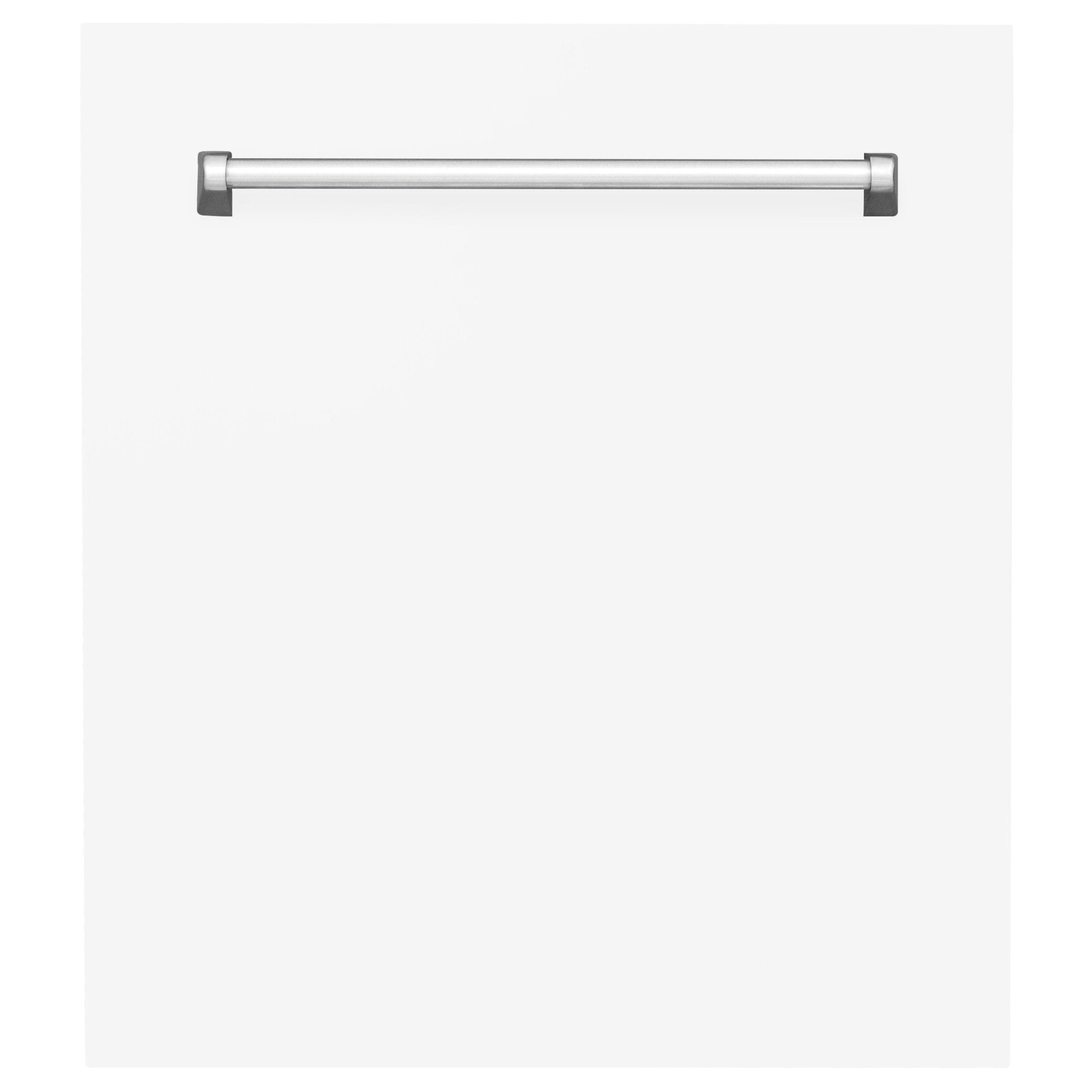 24" Dishwasher with White Matt panel, Stainless Tub, DWV-WM-24