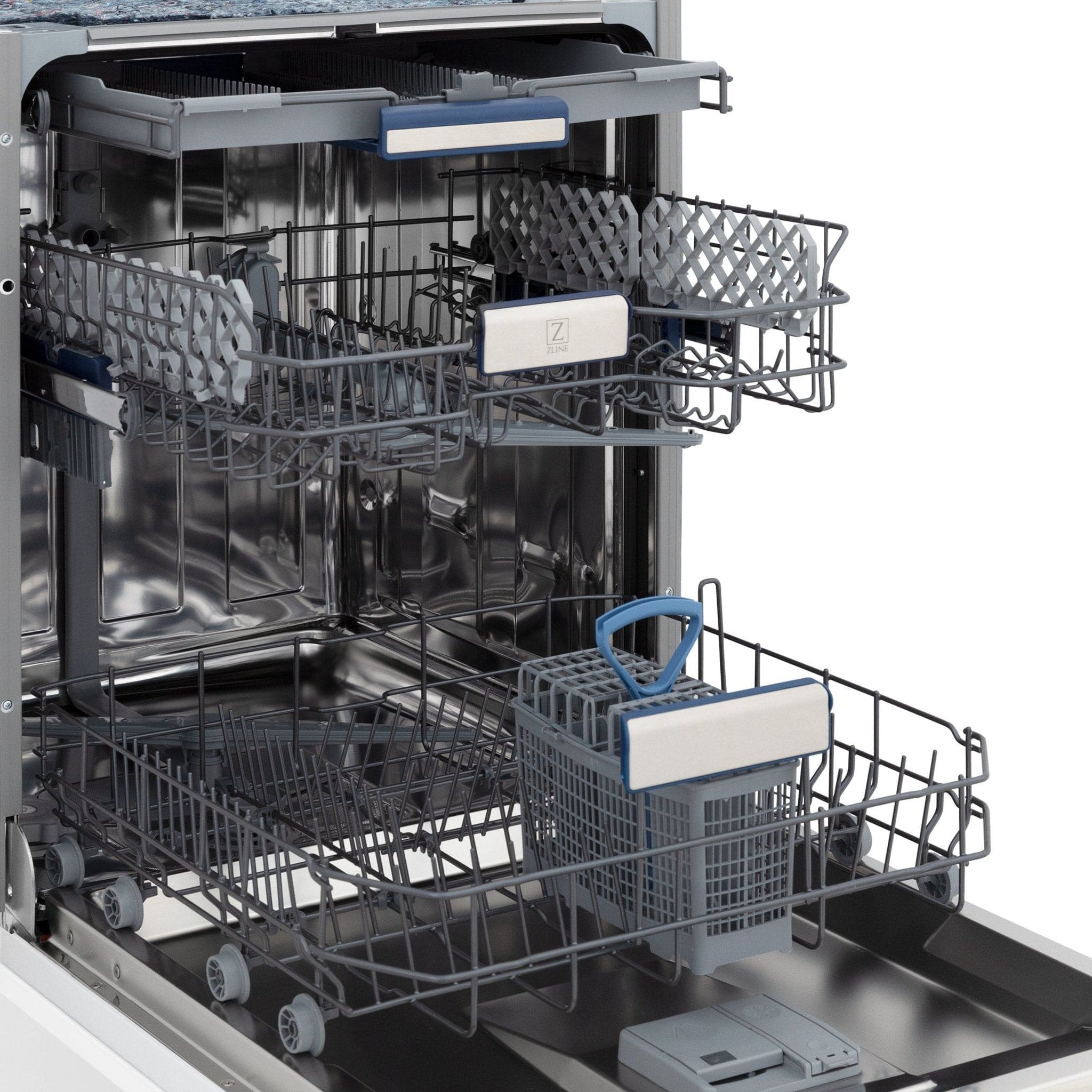 24" Dishwasher with White Matt panel, Stainless Tub, DWV-WM-24