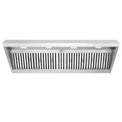 60" Range Hood Insert, Ultra Quiet Stainless Steel 8" Ducted with 1200 CFM Powerful Suction