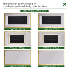 48" Freestanding Custom Gas Range with 8 Sealed Burners Cooktop, Rapid Convection Oven, Natural Gas/LP Convertible