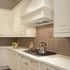 30" Range Hood Insert, 600 CFM Built-in Stainless Steel Kitchen Hood with LED Lights