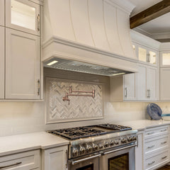 36" Range Hood Insert, 600 CFM Built-in Stainless Steel Kitchen Hood with LED Lights