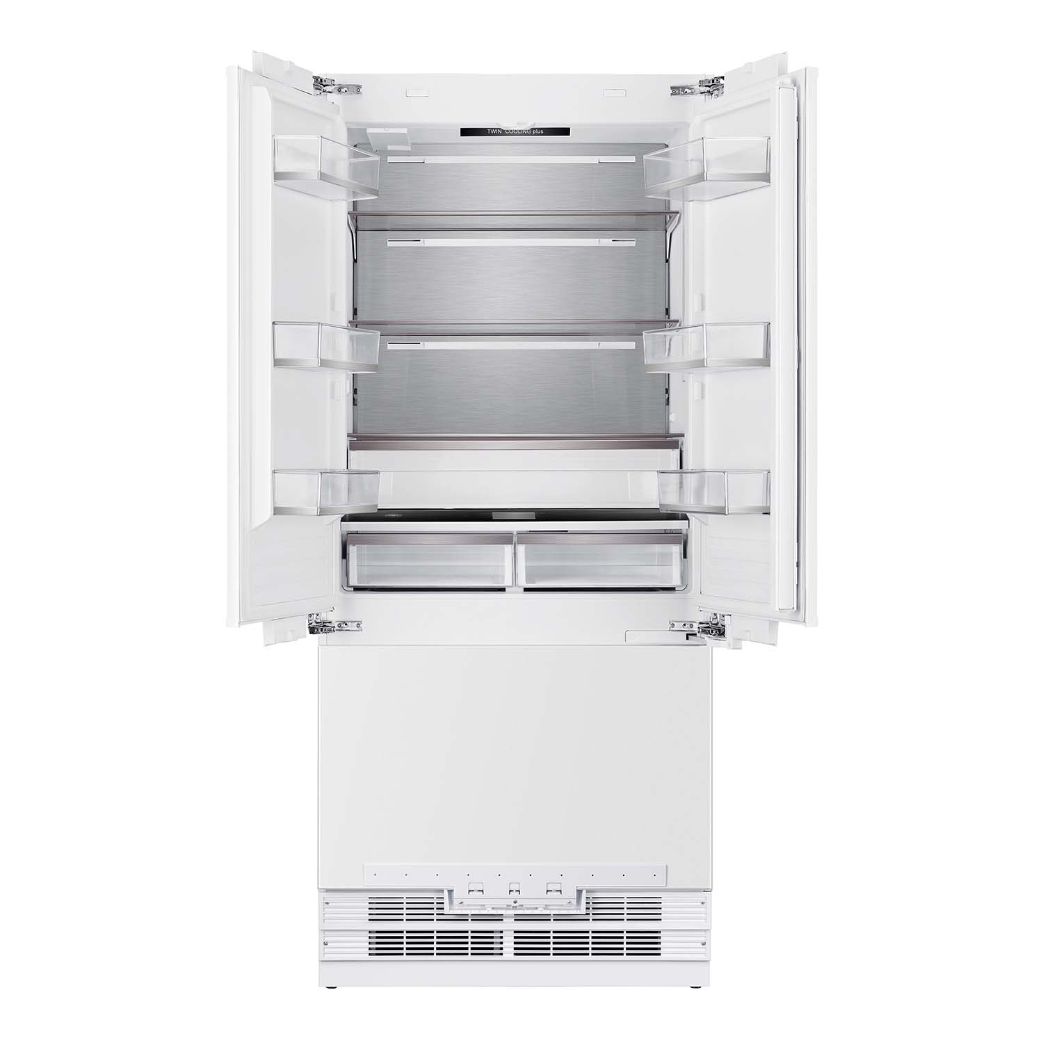 36” Built-In, Counter Depth, Panel Ready, French Door Refrigerator KR365FD