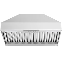 30" Range Hood Insert ,600 CFM Stainless Steel Kitchen Vent Hood with 4 Speeds 3CCT LED Lights