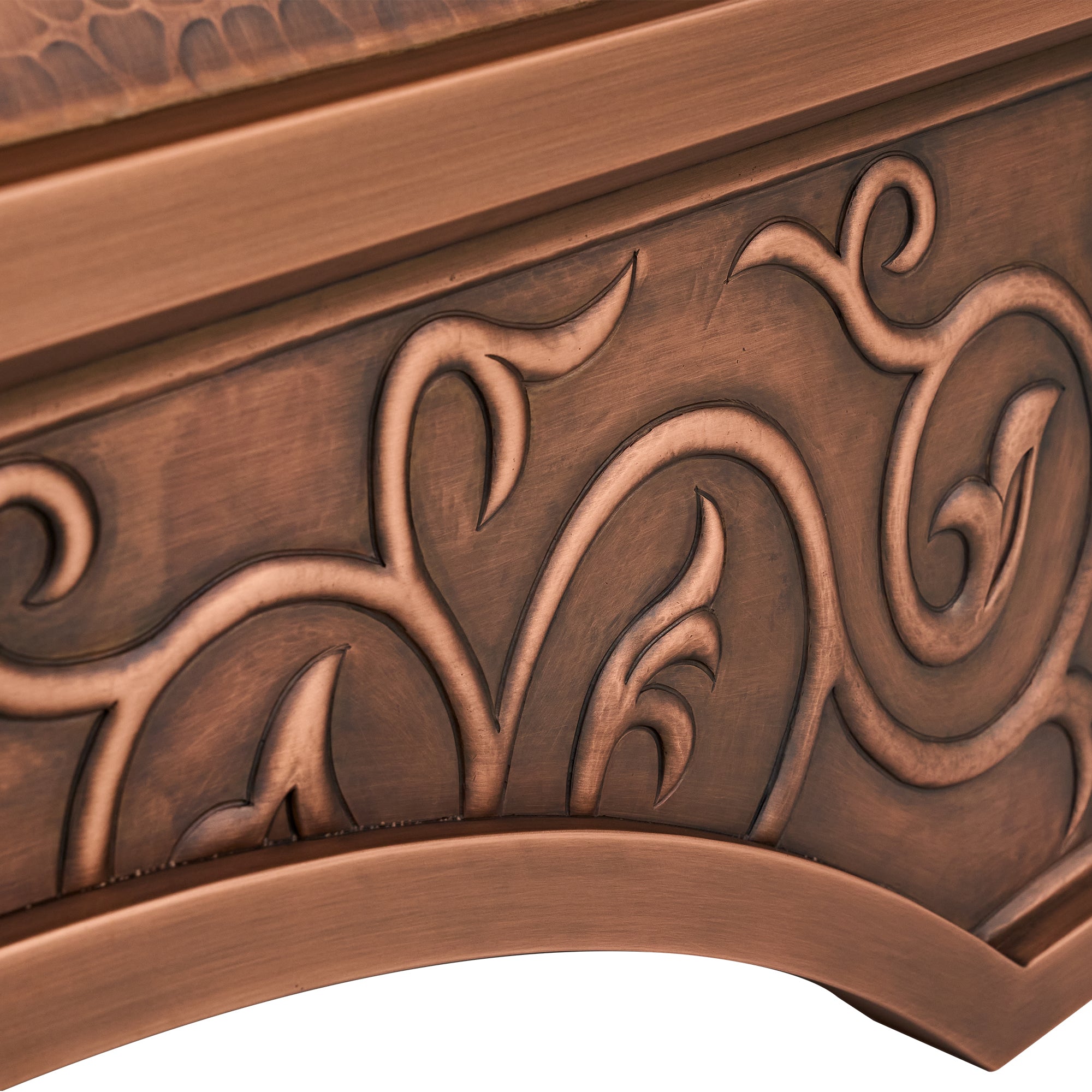 Akicon Custom Copper Range Hood Handmade with Custom Size and Finish