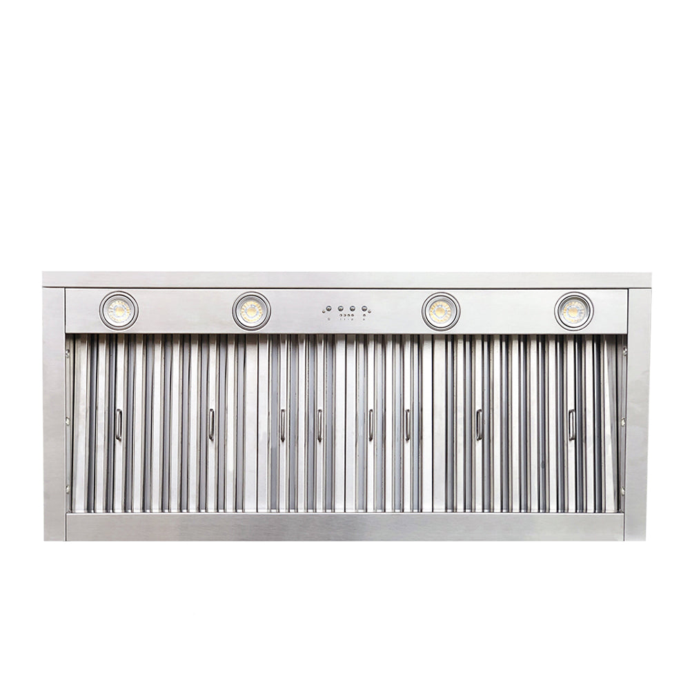 42" Range Hood Insert + 1150CFM Internal Motor