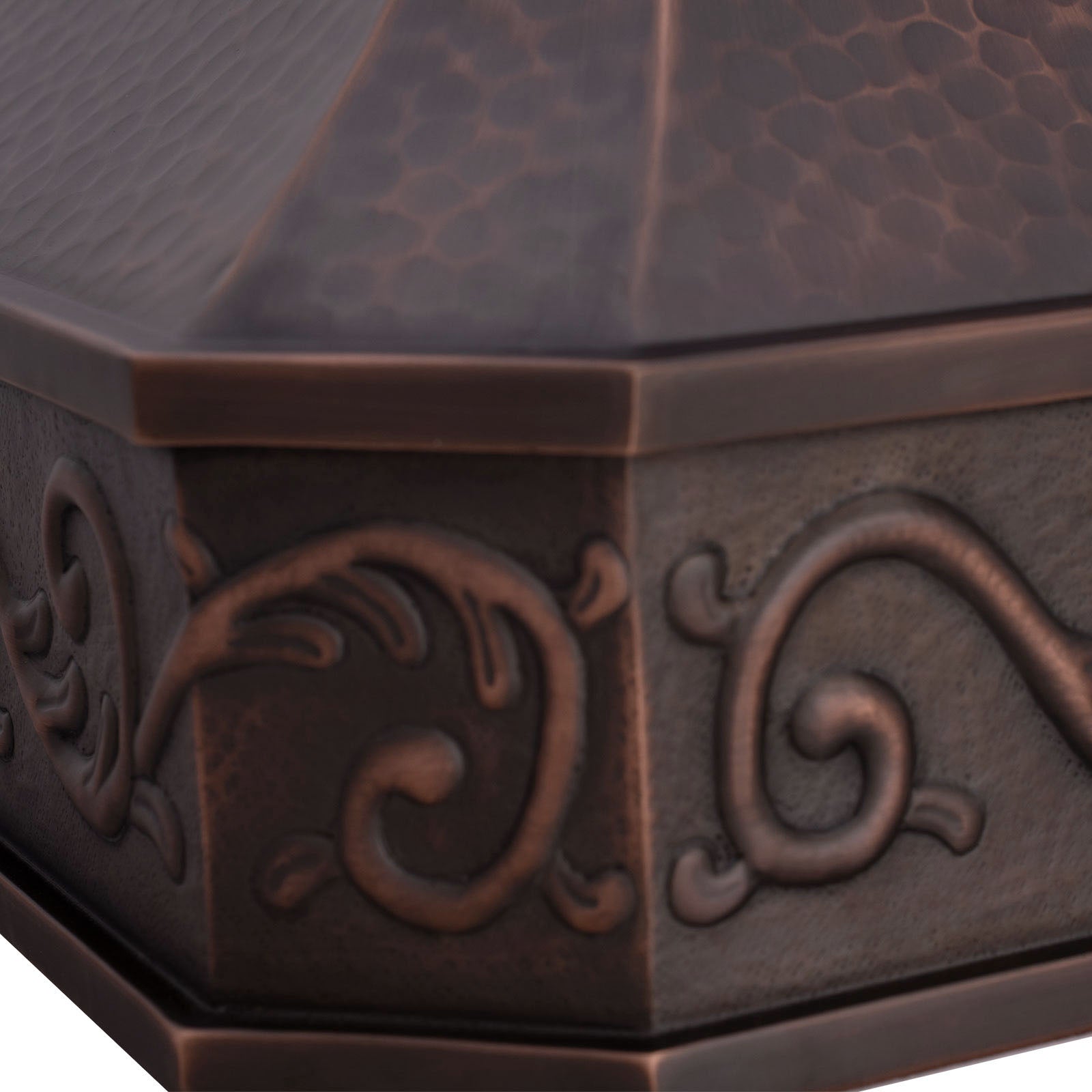 Akicon Custom Copper Range Hood Handmade with Custom Size and Finish