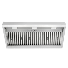 42" Range Hood Insert, Ultra Quiet Stainless Steel 8" Ducted with 1200 CFM Powerful Suction