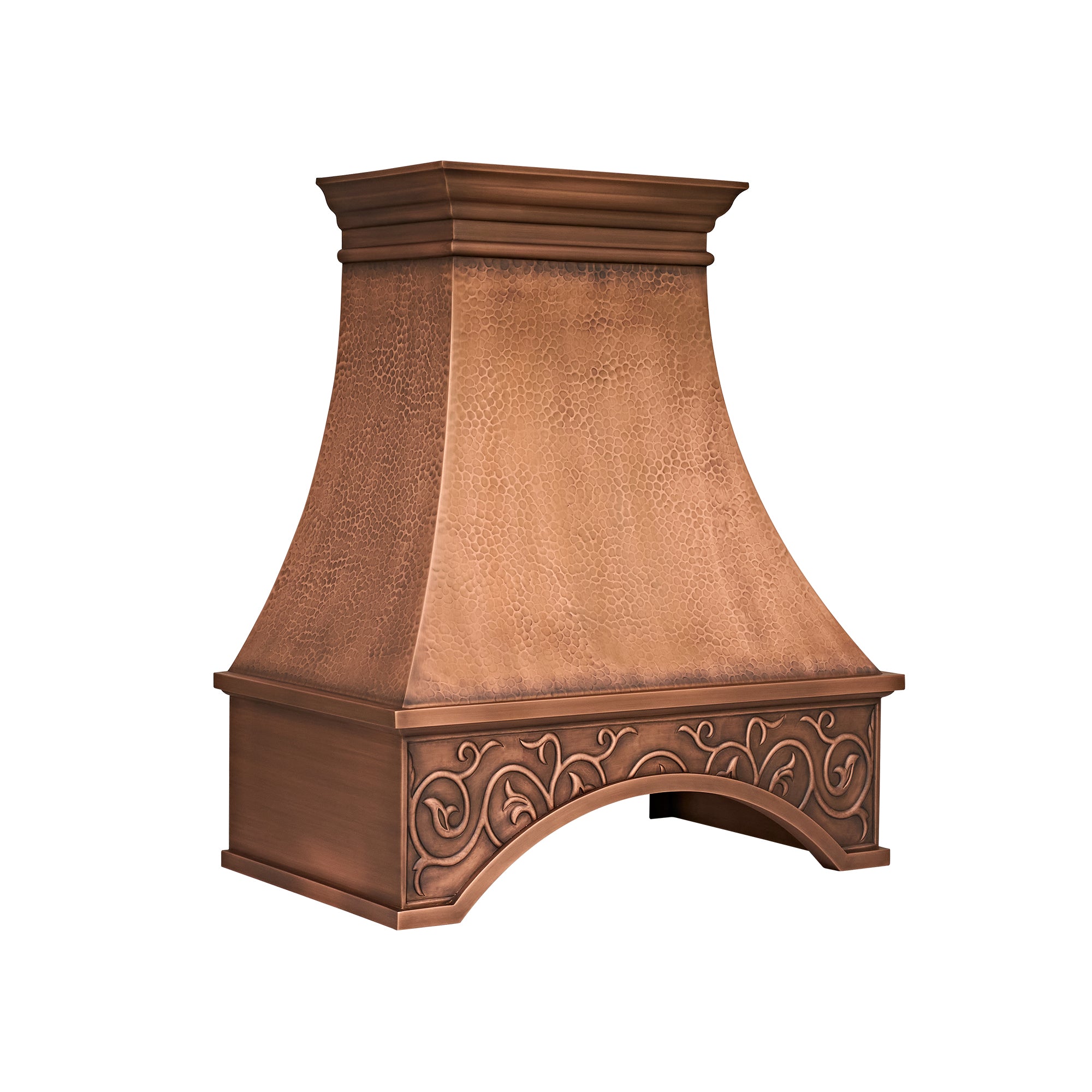 Akicon Custom Copper Range Hood Handmade with Custom Size and Finish