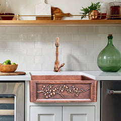 Akicon Single Bowl Drop-In Copper Sink -AKS502-C