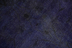 8.4x11.5 Overdyed Royal Dark Purple Hand Knotted Traditional Oushak Wool Area Rug