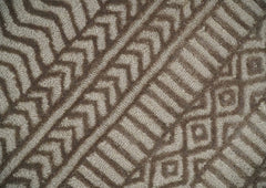8x10 Hand Tufted Ivory and Bronze Stripes Pattern Rug Multi Size Living Room and Bedroom Rug | TRD6530810S
