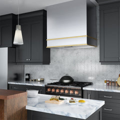 Akicon 30" Stainless Steel Wall Mount Range Hood with 600 CFM Vent Hood