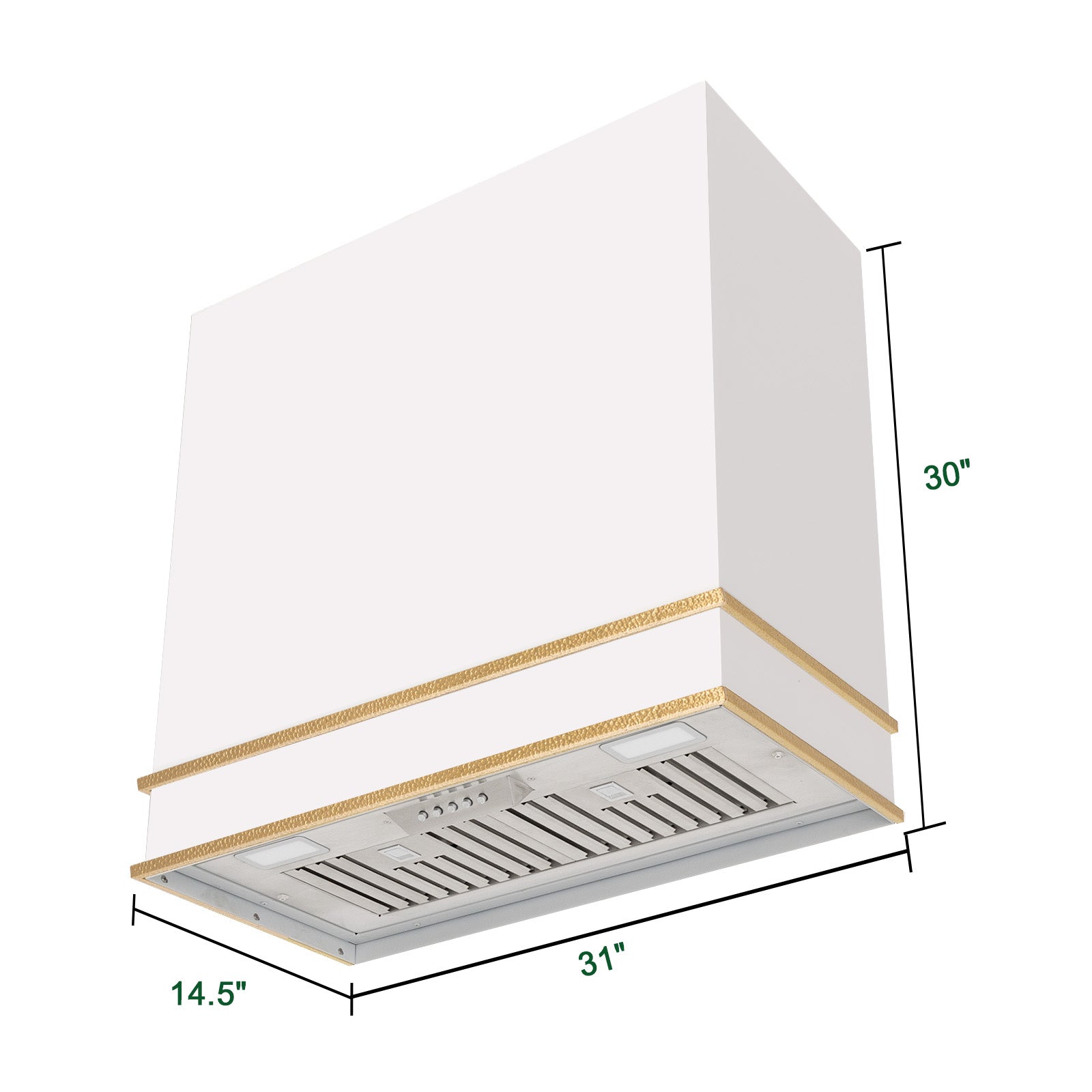 Akicon 30" Stainless Steel Wall Mount Range Hood with 600 CFM Vent Hood