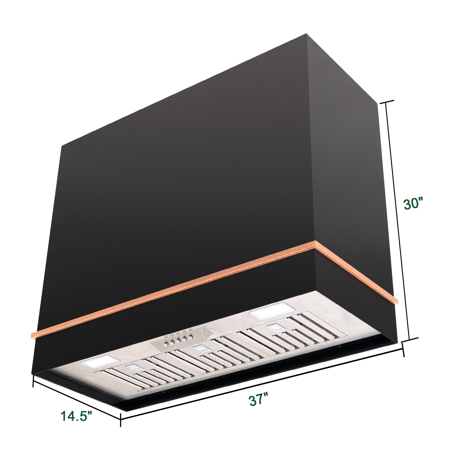 Akicon 36" Stainless Steel Wall Mount Range Hood with 600 CFM Vent Hood