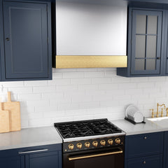 Akicon 36" Stainless Steel Wall Mount Range Hood with 600 CFM Vent Hood - AK-HS36HD-BS