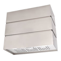Akicon 36" Stainless Steel Range Hood with 600 CFM Insert & 6-Burner Gas Range Combo – Powerful Ventilation, Convection Oven, Multiple Finishes