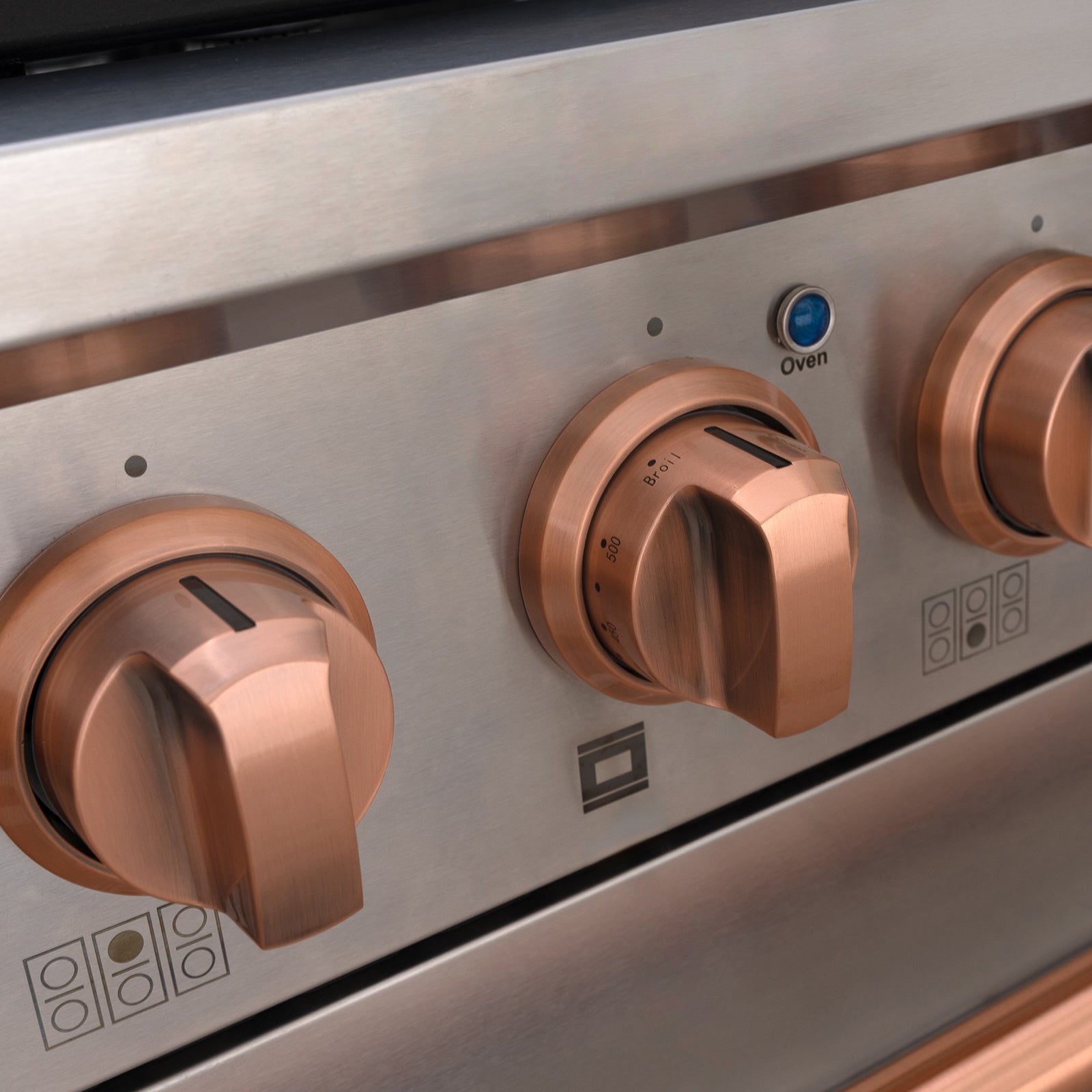 36" Slide-in Freestanding Professional Style Gas Range with 5.2 Cu. Ft. Oven, 6 Burners