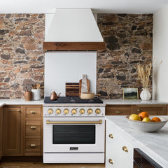 36" Slide-in Freestanding Professional Style Gas Range with 5.2 Cu. Ft. Oven, 6 Burners