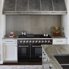 48" Slide-in Freestanding Professional Style Gas Range with 6.7 Cu. Ft. Oven, 8 Burners