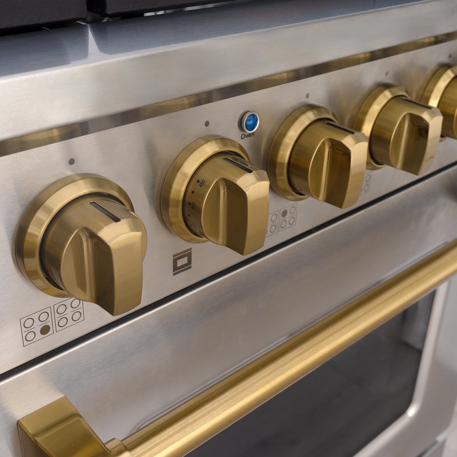 48" Slide-in Freestanding Professional Style Gas Range with 6.7 Cu. Ft. Oven, 8 Burners