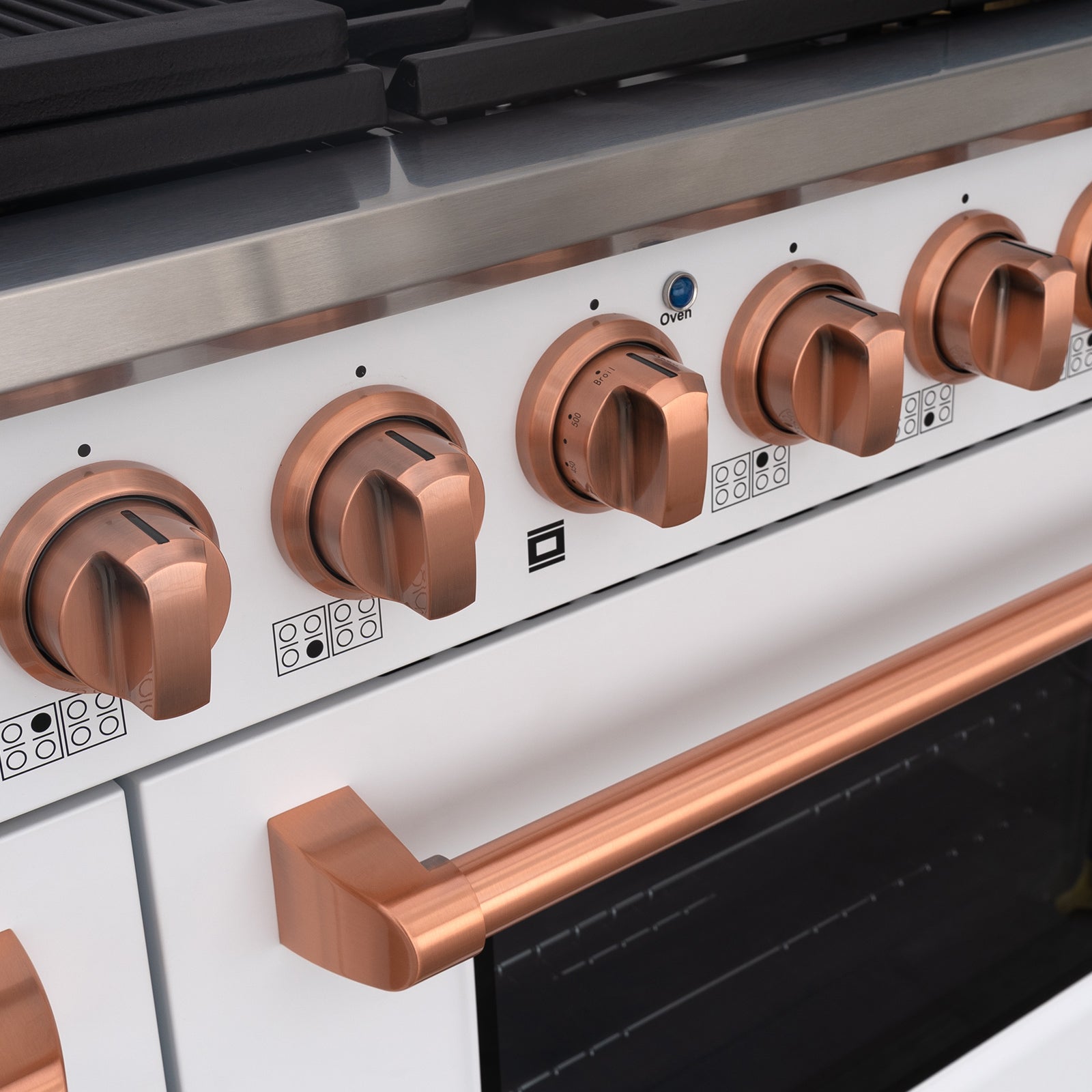 48" Slide-in Freestanding Professional Style Gas Range with 6.7 Cu. Ft. Oven, 8 Burners