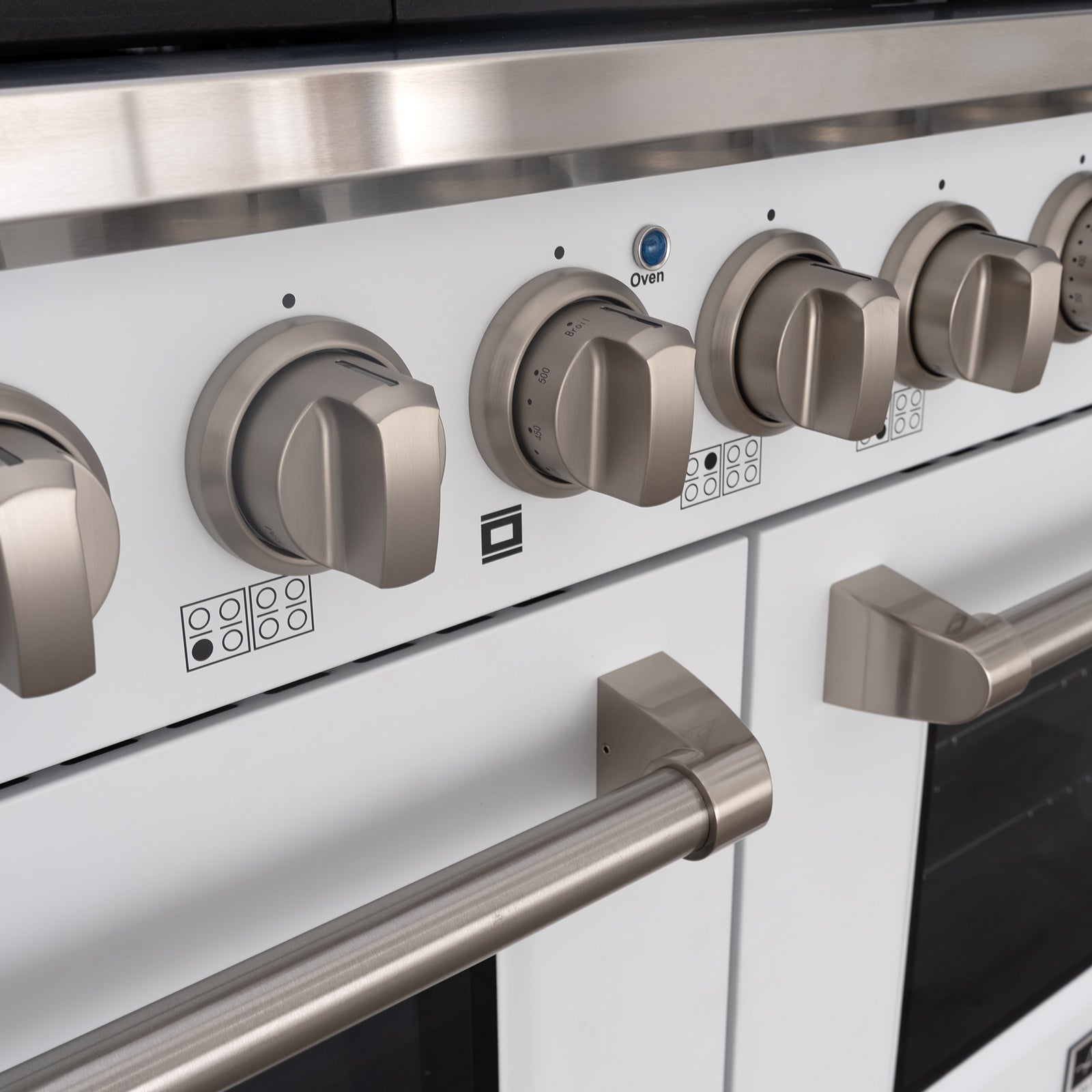 48" Slide-in Freestanding Professional Style Gas Range with 6.7 Cu. Ft. Oven, 8 Burners