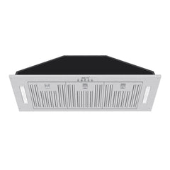 36" Range Hood Insert, 600 CFM Built-in Stainless Steel Kitchen Hood with LED Lights