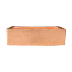 Akicon Single Bowl Farmhouse Apron Copper Kitchen Sink - AKS501-C